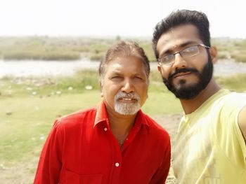 Portrait of a smiling young man