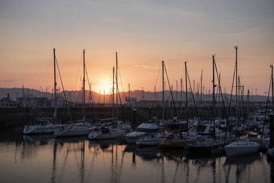 Landscape in gijón, spain