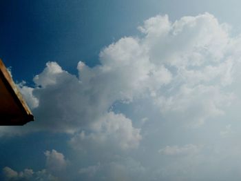 Low angle view of clouds in sky