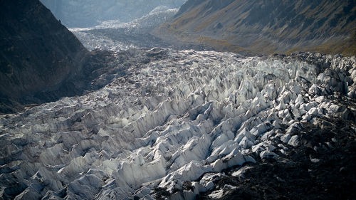 Scenic view of nanga parbat glacier.