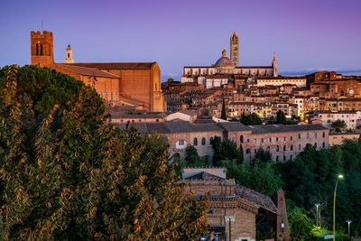 A day in siena sunset time