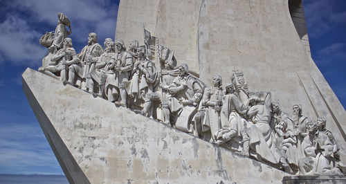 Low angle view of statue