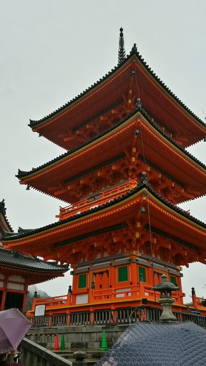 LOW ANGLE VIEW OF A TEMPLE
