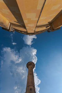 Low angle view of building against sky