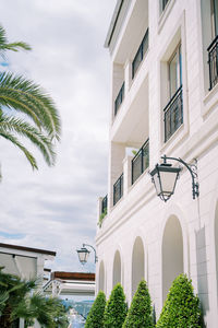 Low angle view of building against sky