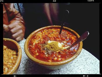 Close-up of food