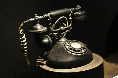 Close-up of telephone