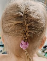 Close-up of woman with blond hair