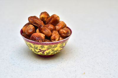 Close-up of food on table