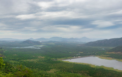 Scenic view of landscape against sky