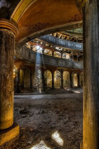 architecture, architectural column, indoors, built structure, arch, column, old, history, interior, colonnade, abandoned, in a row, ancient, the past, old ruin, corridor, pillar, historic, the way forward, building