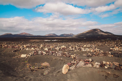 Scenic view of landscape against sky