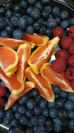 Full frame shot of strawberries