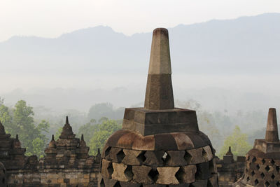 View of temple against sky