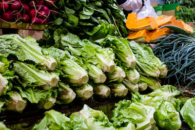 Full frame shot of vegetables for sale