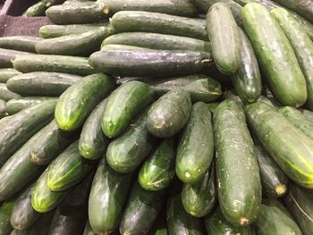 Full frame shot of fresh vegetables at market stall