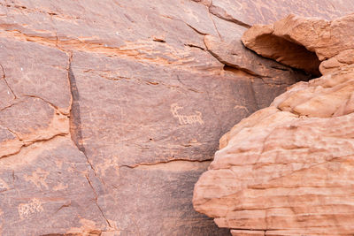 Close-up of stone wall