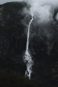 View of waterfall