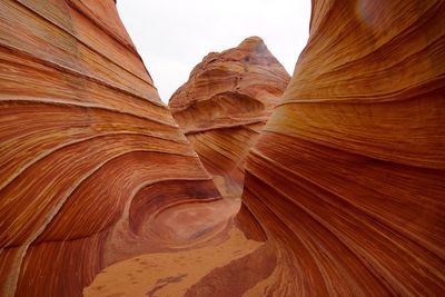 Antelope canyon in desert