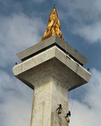 Low angle view of statue