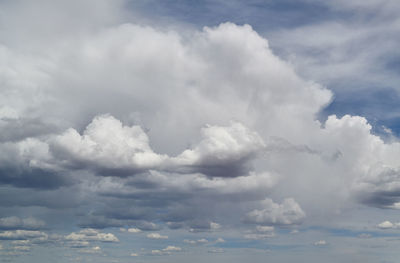 Low angle view of clouds in sky