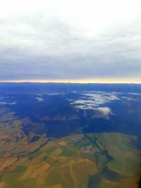 Aerial view of landscape against sky