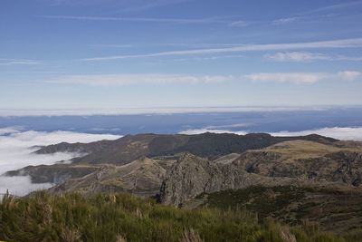 Scenic view of landscape against sky