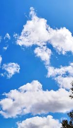 Low angle view of clouds in sky