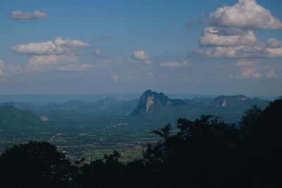 Scenic view of landscape against sky