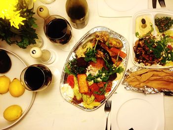 Close-up of food in plate