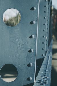 Close-up of object on wall