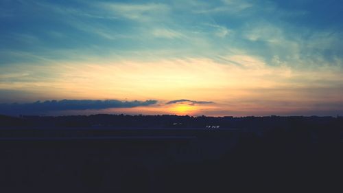 Scenic view of sky at sunset