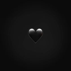Close-up of heart shape over black background