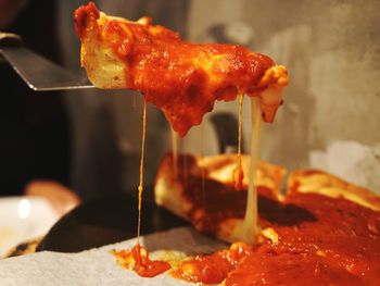 Close-up of ice cream cone