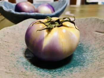 Close-up of fruit on table