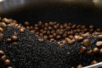 Close-up of coffee beans