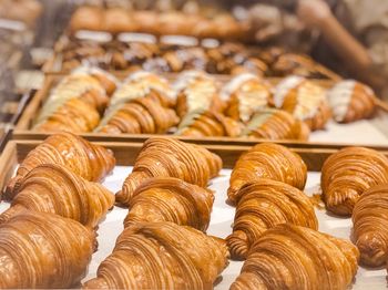 Close-up of onions for sale at store