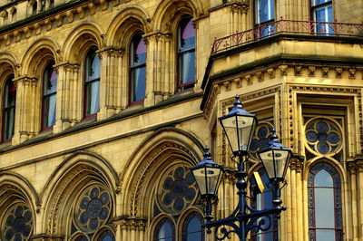 Low angle view of historical building