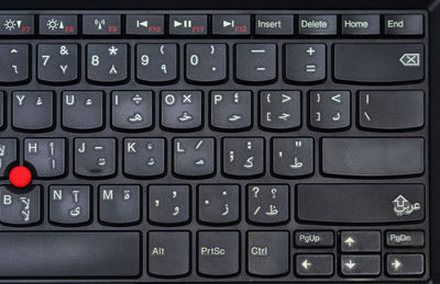 Full frame shot of computer keyboard