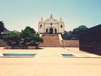 View of church against clear sky