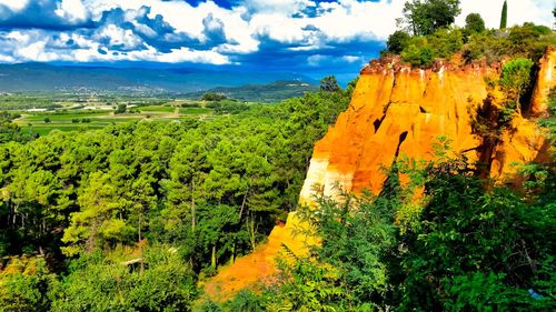 Scenic view of landscape against sky