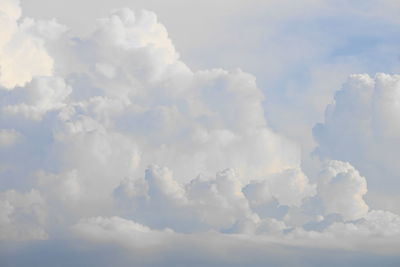 Low angle view of clouds in sky