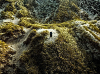 High angle view from the west coast of denmark