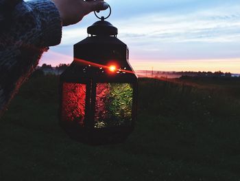 View of sky at sunset