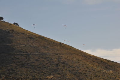 Scenic view of mountain against sky