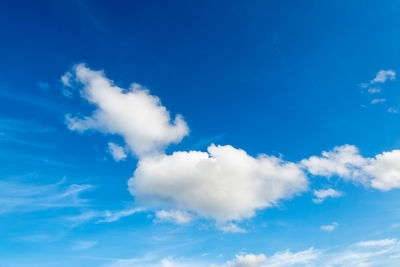 Low angle view of clouds in sky