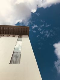 Low angle view of building against sky