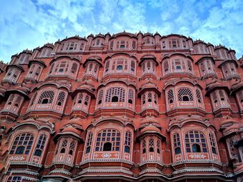 Low angle view of historical building against sky