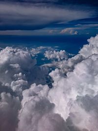 Full frame shot of clouds in sky