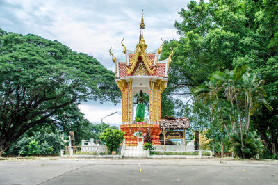 Traditional building against sky